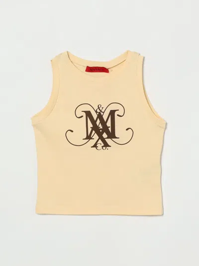 Max & Co. Kid T-shirt  Kids Color White In Gold