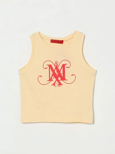 Max & Co. Kid T-shirt  Kids Color White 1 In Gold