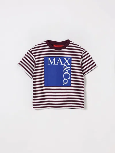 Max & Co. Kid T-shirt  Kids Color Plum In Purple
