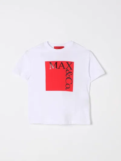 MAX & CO. KID T-SHIRT MAX & CO. KID KIDS COLOR WHITE,422869001