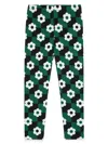 Max & Co Max&co. Kids Leggings A Fiori X Richard Quinn In Black