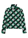 Max & Co Floral-print Long-sleeve T-shirt In White