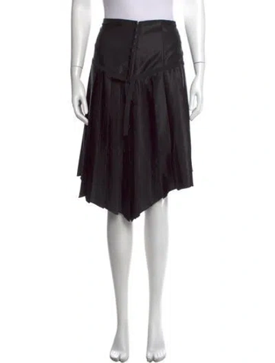 Pre-owned Max & Co Knee-length Skirt In Black