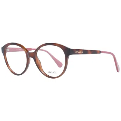 Max & Co Ladies' Spectacle Frame Max&co Mo5021 53052 Gbby2 In Brown