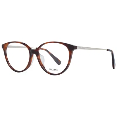 Max & Co Ladies' Spectacle Frame Max&co Mo5023-f 54052 Gbby2 In Brown