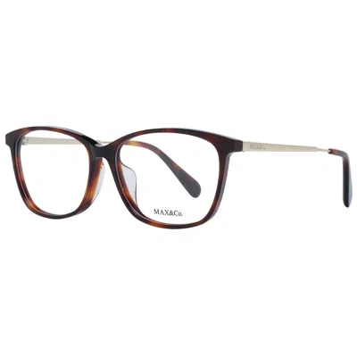 Max & Co Ladies' Spectacle Frame Max&co Mo5024-f 54052 Gbby2 In Brown