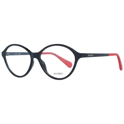 Max & Co Ladies' Spectacle Frame Max&co Mo5055 54001 Gbby2 In Black