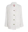 Max & Co Linen Overshirt In White