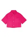 Max & Co Hemd Mit Logo-stickerei In Rosa