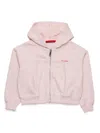 Max & Co Logo-embroidered Jacket In Pink