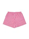 Max & Co Max&co. Kids Logo Embroidered Elastic Waist Shorts In Pink