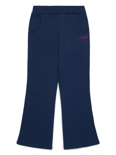 MAX & CO LOGO-EMBROIDERED TRACK PANTS