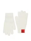 Max & Co Logo-patch Gloves In White