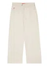 Max & Co Jeans Flare Con Dettagli A Taglio Vivo In Neutral