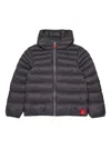 Max & Co Logo-patch Padded Jacket In Black