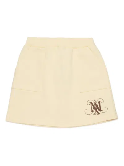 Max & Co Kids' Logo Pocket Skirt In Neutral