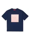 Max & Co Logo-print Cotton T-shirt In Blue