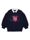 Max & Co Logo-print Sweatshirt In Blue