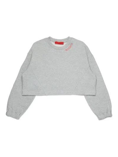 Max & Co Kids' Logo Sweatshirt In Gray