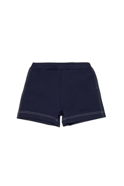 Max & Co Kids' Logo Sweatshirt Shorts In Blue