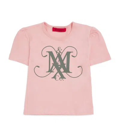 Max & Co . Kids Logo T-shirt (4-16 Years) In Pink