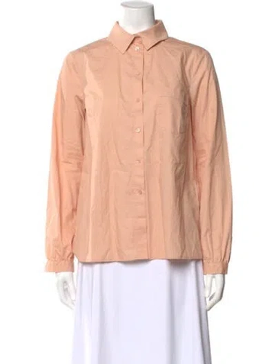 Pre-owned Max & Co Long Sleeve Blouse In Neutral
