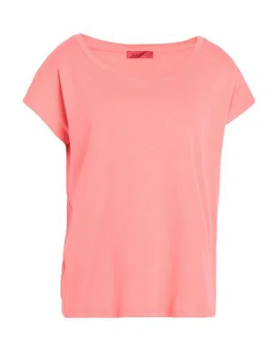 Max & Co . Maldive2 Woman T-shirt Salmon Pink Size Xl Cotton