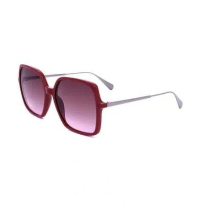 Max & Co .  Mo0010 Sunglasses In Shiny Bordeaux / Gradient Bordeaux