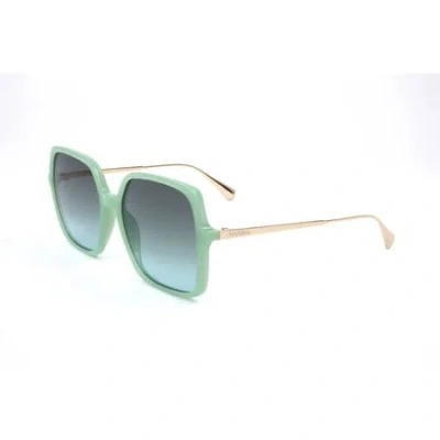 Max & Co .  Mo0010 Sunglasses In Shiny Light Green / Gradient Green