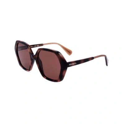 Max & Co .  Mo0034 Sunglasses In Dark Havana / Brown
