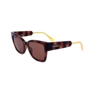 Max & Co .  Mo0045 Sunglasses In Dark Havana / Brown
