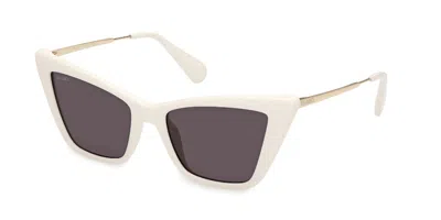 Max & Co .  Mo0057 Sunglasses In White / Smoke