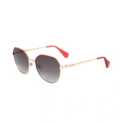 Max & Co .  Mo0060 Sunglasses In Shiny Rose Gold / Smoke