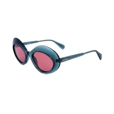 Max & Co .  Mo0080 Sunglasses In Dark Green/other / Bordeaux