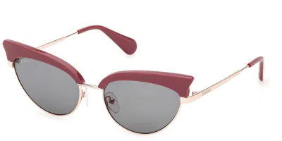 Max & Co .  Mo0102 Sunglasses In Shiny Pink  / Green