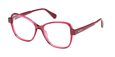 Max & Co .  Mo5084 Eyeglasses In Pink / Clear Demo Lens