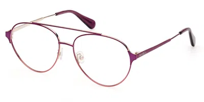 Max & Co .  Mo5099 Eyeglasses In Pink /other  / Clear Demo Lens