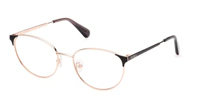Max & Co .  Mo5100 Eyeglasses In Pink Gold  / Clear Demo Lens