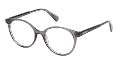 Max & Co .  Mo5106 Eyeglasses In Grey/other  / Clear Demo Lens