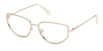 Max & Co .  Mo5122 Eyeglasses In Pale Gold/clear Demo Lens
