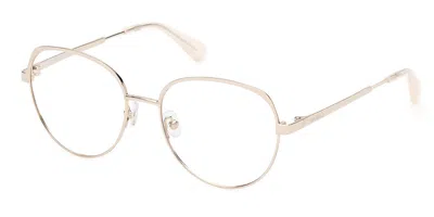 Max & Co .  Mo5123 Eyeglasses In Pale Gold