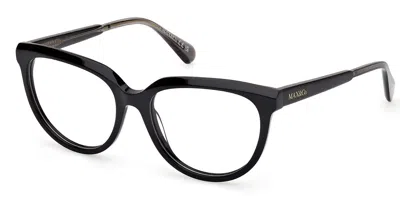 Max & Co .  Mo5125 Eyeglasses In Shiny Black