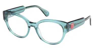 Max & Co .  Mo5128 Sunglasses In Shiny Light Green