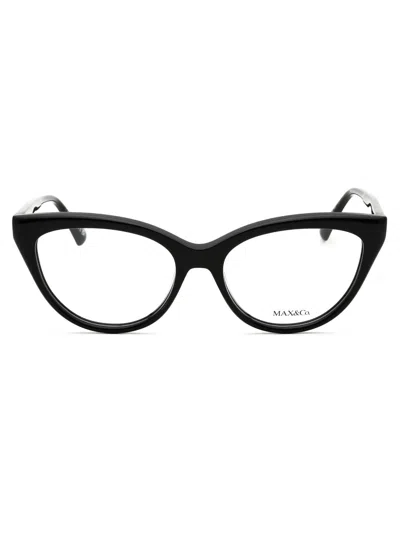 Max & Co .  Mo5131 Eyeglasses In Light Green/other/clear Demo Lens