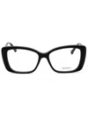 Max & Co Mo5132 Acetate Rectangular Eyeglasses In Orange/other / Clear