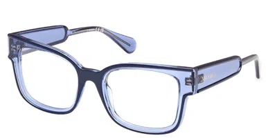 Max & Co .  Mo5133 Eyeglasses In Shiny Blue