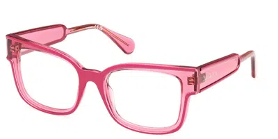 Max & Co .  Mo5133 Eyeglasses In Shiny Pink