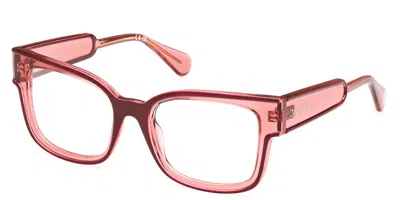 Max & Co .  Mo5133 Eyeglasses In Shiny Red