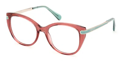 Max & Co .  Mo5135 Eyeglasses In Shiny Red