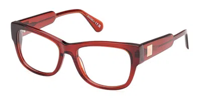 Max & Co .  Mo5142 Eyeglasses In Shiny Red